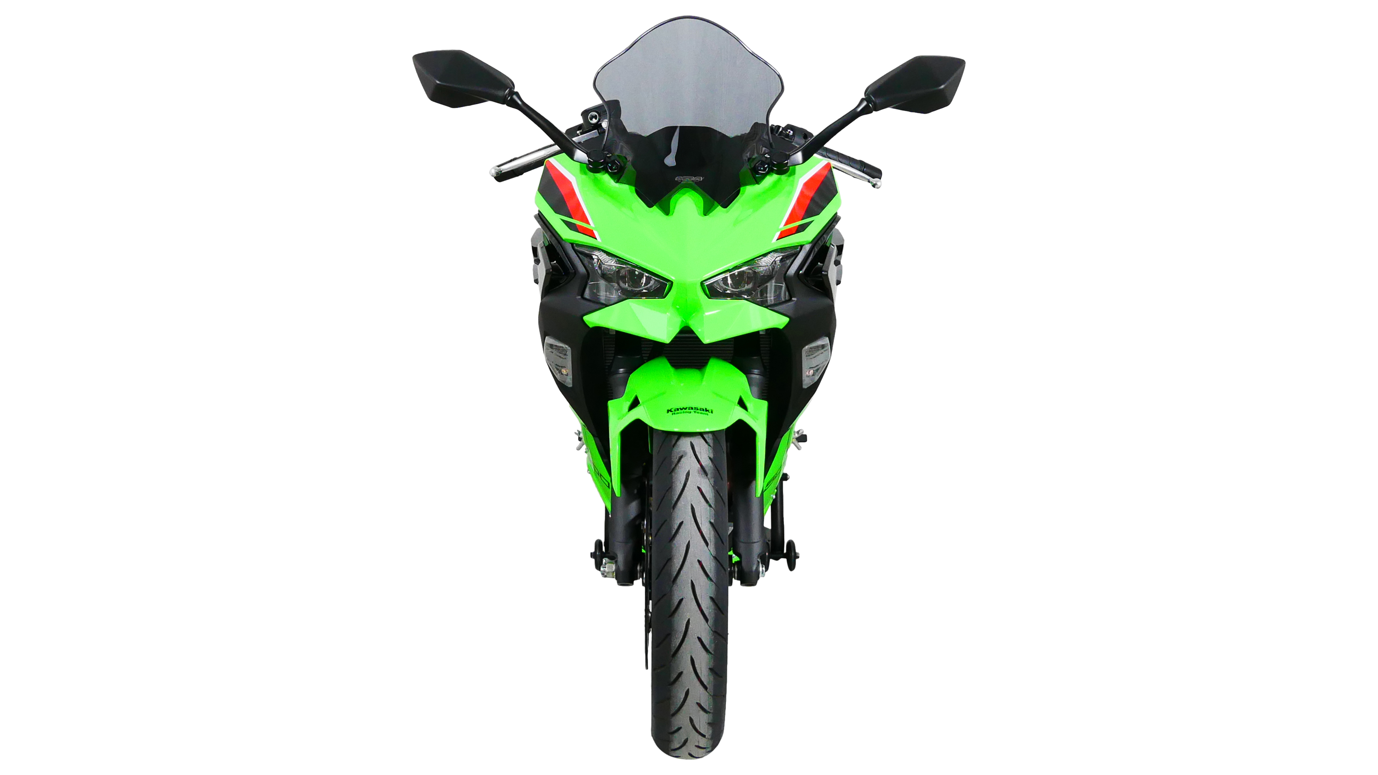 NINJA 500 SE - Racingscheibe "R" 2024- - rauchgrau