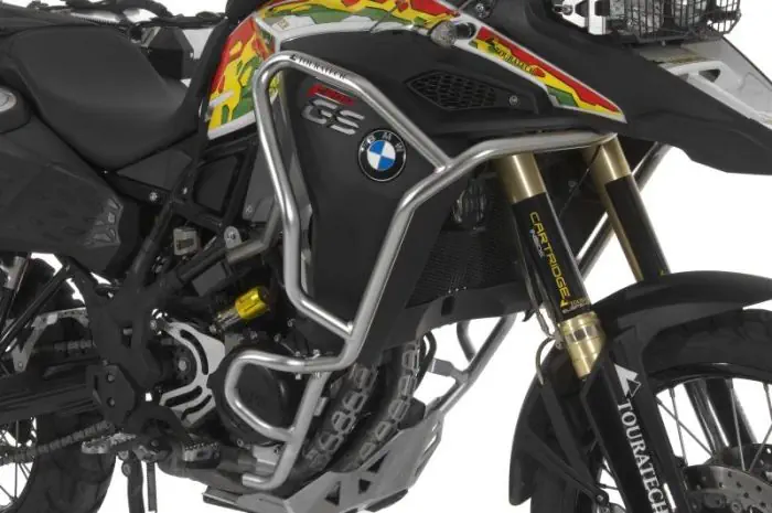 Sturzbügelerweiterung Edelstahl für BMW F800GS Adventure