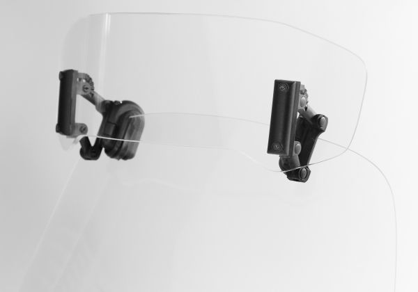 VSA-TYP A (30/19 CM) - Vario-Spoiler-Aufsatz "VSA-A" inkl. Klemme alle Baujahre - rauchgrau