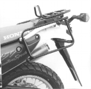 Seitenkofferträger festverschraubt schwarz für Honda XRV 750 Africa Twin (1993-2003)