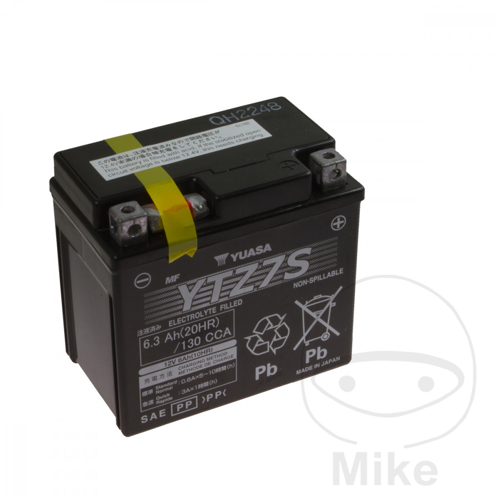 Batterie Motorrad YTZ7S wet Yuasa Alternative: 7074008