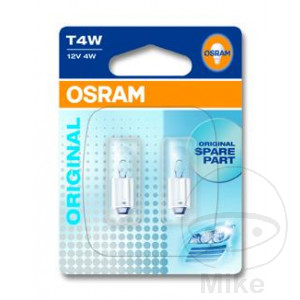 Lampe 12V4W BA9S 2er Blister Osram siehe 1590370 03/25