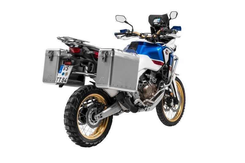 ZEGA Mundo Koffersystem für Honda CRF1000L Africa Twin (2018-) / CRF1000L Adventure Sports - Alu Natur | 31/38 | Schwarz