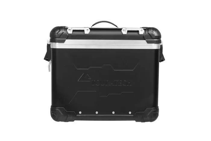 Touratech ZEGA Evo "And-Black" Aluminium Koffer Alukoffer Seitenkoffer 31 Liter rechts