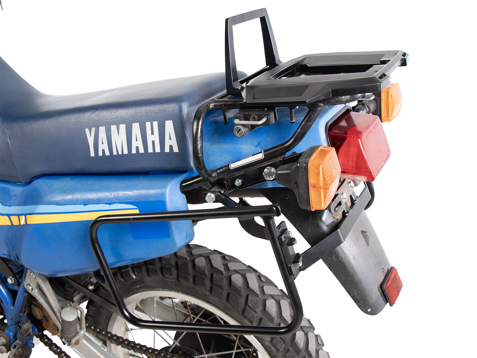 Seitenkofferträger festverschraubt schwarz für Yamaha XT 600 Ténéré (1988-1990)
