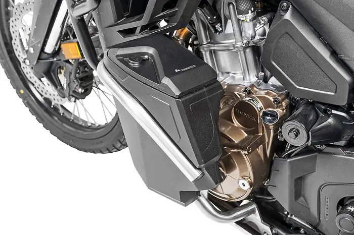 Werkzeugbox mit Motorsturzbügel DCT komplett Edelstahl für Honda CRF1100L Africa Twin + ADV Sport