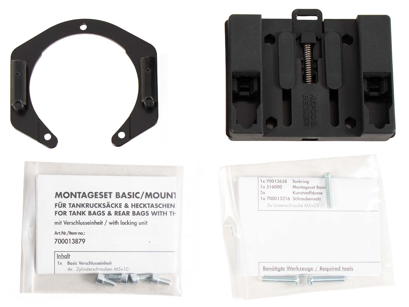 Universal Tankring BASIC 5 Loch Befestigung für Kawasaki und BMW
