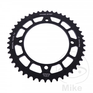 Alu-Kettenrad 46Z Teilung 420 schwarz JT Innendurchmesser 110 Lochkreis 126