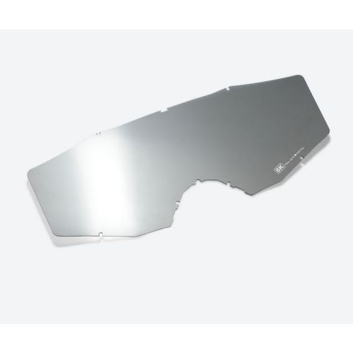 Ersatzscheibe Silber Chrome für Motorradbrille Aventuro 8K