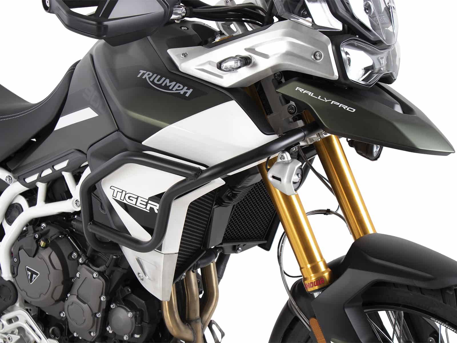 Tankschutzbügel schwarz für Triumph Tiger 900 / Rally / GT / PRO (2020-2023)