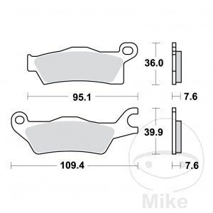 Bremsklotz Sinter SI TRW Alternative: 7370102