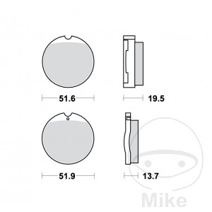 Bremsklotz Standard TRW Alternative: 7326093