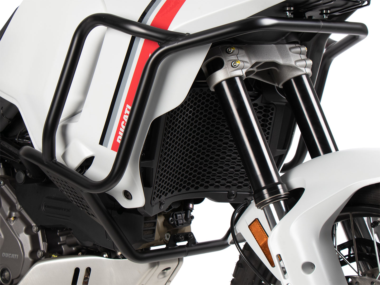 Tankschutzbügel schwarz für Ducati Desert X (2022-)