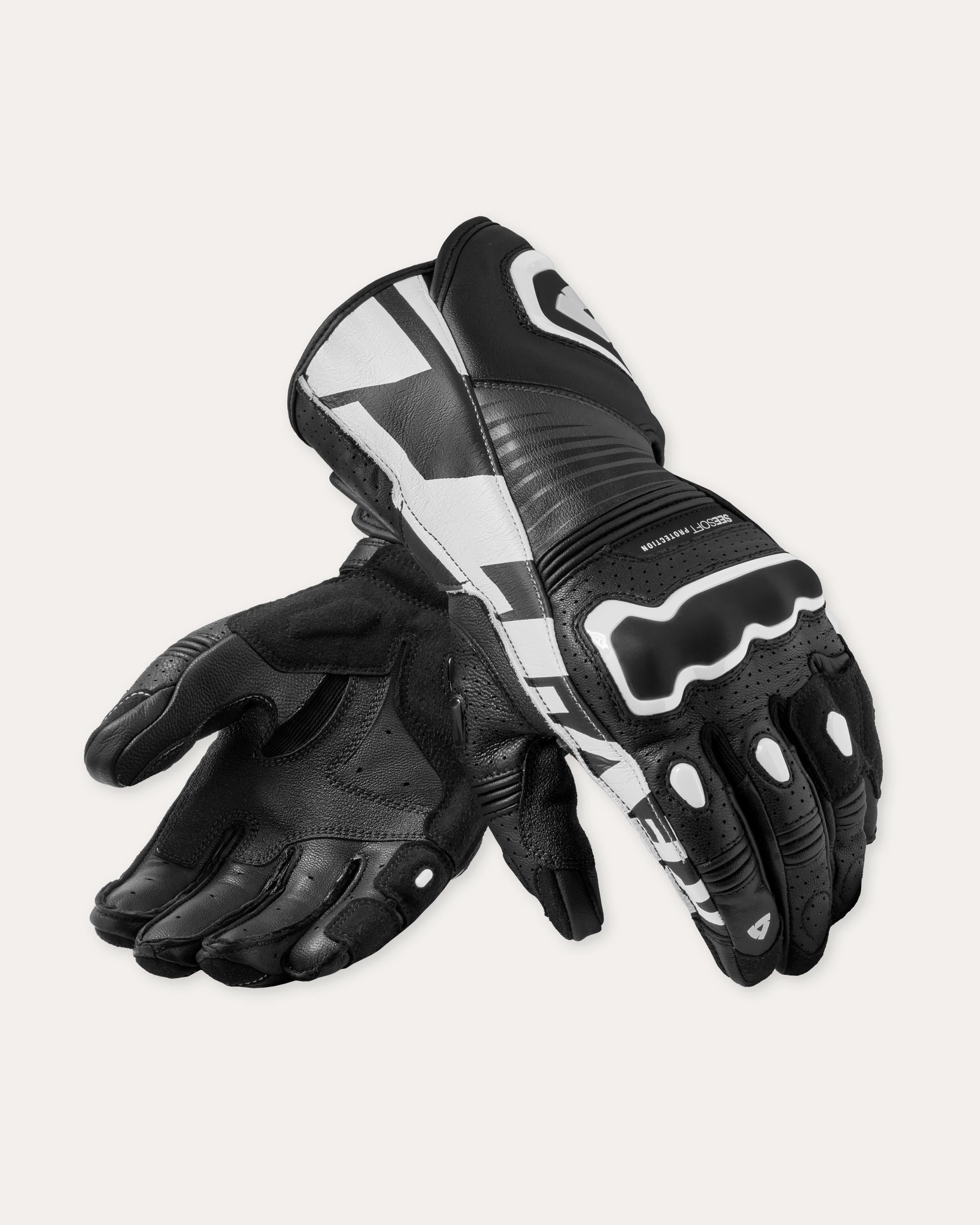 Handschuhe Argon 3 Schwarz-Weiß M Standard