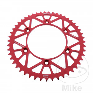 Alu-Kettenrad 49Z Teilung 520 rot JT Innendurchmesser 125 Lochkreis 150