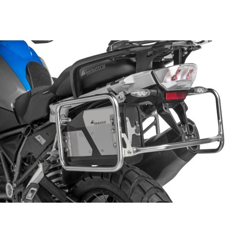 Motorrad Werkzeugbox links für Touratech Kofferträger ZEGA Evo für BMW R1300GS/ Adventure, R1250GS/ Adventure, R1200GS (LC)/ Adventure (LC), KTM 1290 Super Adventure S/R (2021-)/ 1390 Super Adventure S/R