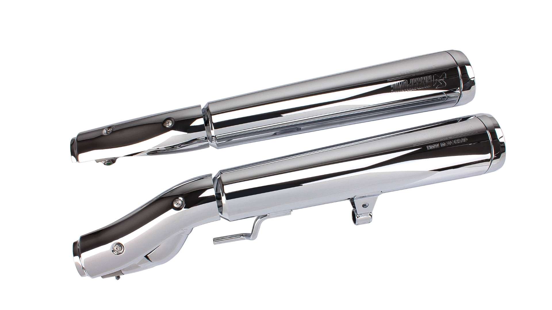 Satz Sportschalldämpfer Chrom AKRAPOVIC 18515A657B6 für BMW K34 R18 Satz Sportschalldämpfer Chrom AKRAPOVIC 18515A657B6 für BMW K34 R18