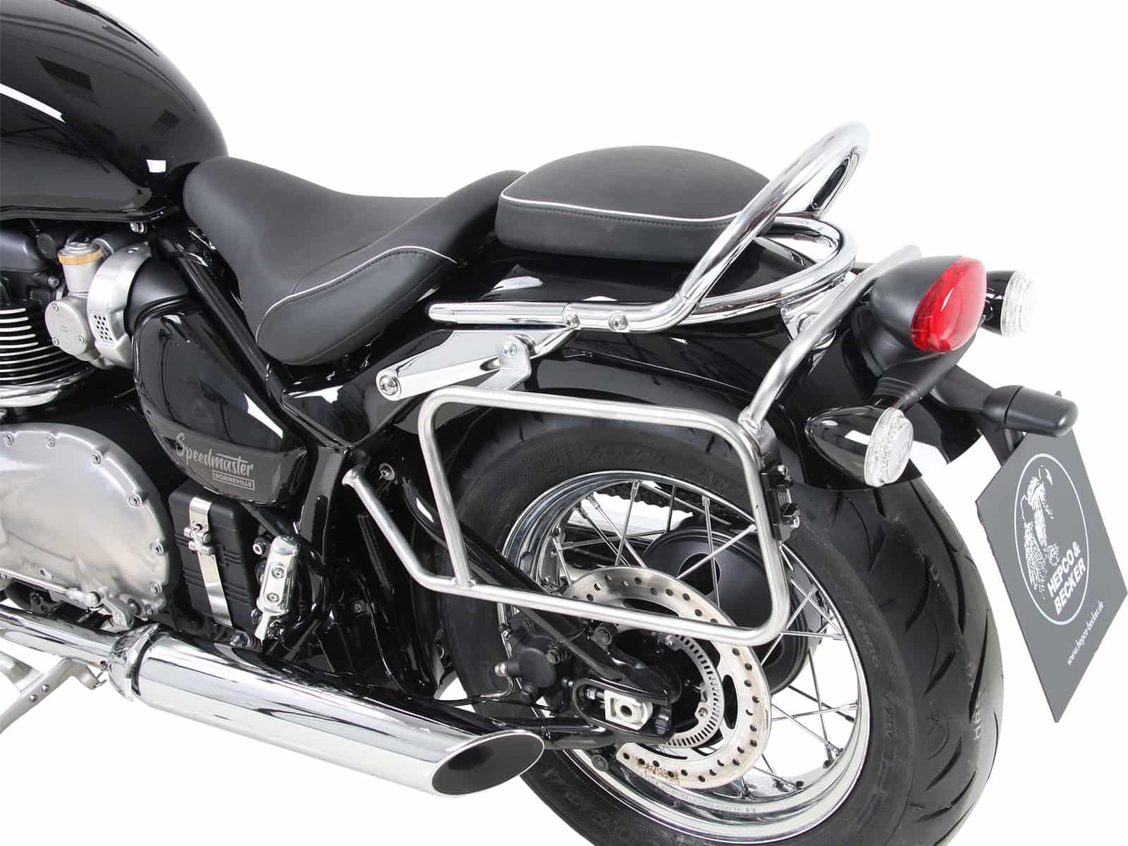 Seitenkofferträger festverschraubt chrom für Triumph Bonneville Speedmaster (2018-)