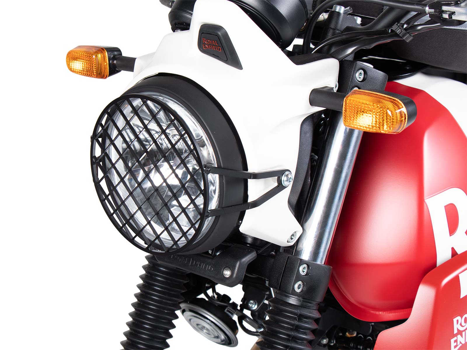 Lampenschutzgitter schwarz für Royal Enfield Scram 411 (2022-2024)