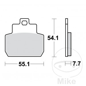 Bremsklotz Sinter Scooter TRW Alternative: 7323488