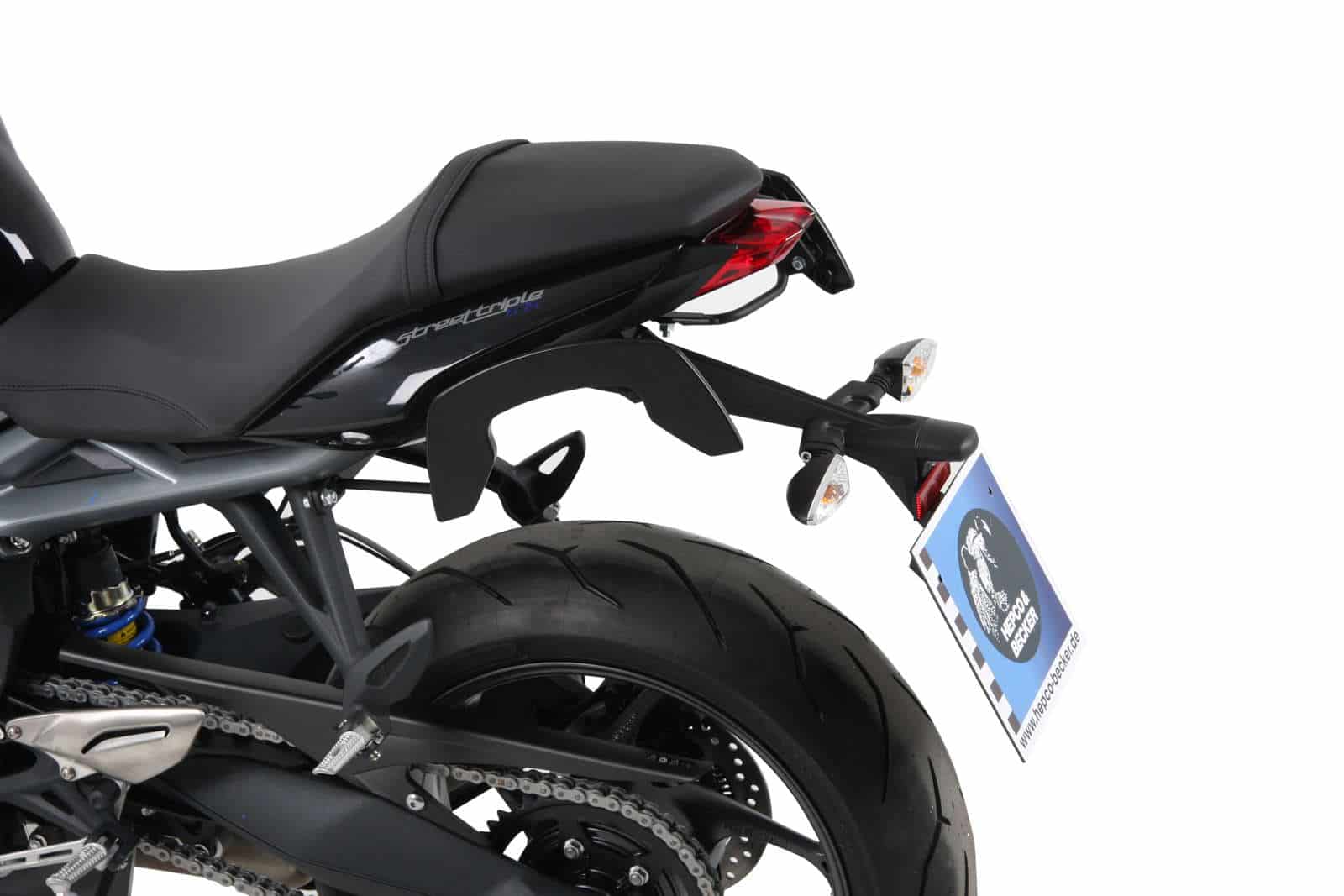 C-Bow Seitenträger schwarz für Triumph Street Triple 675/R (2013-2016)