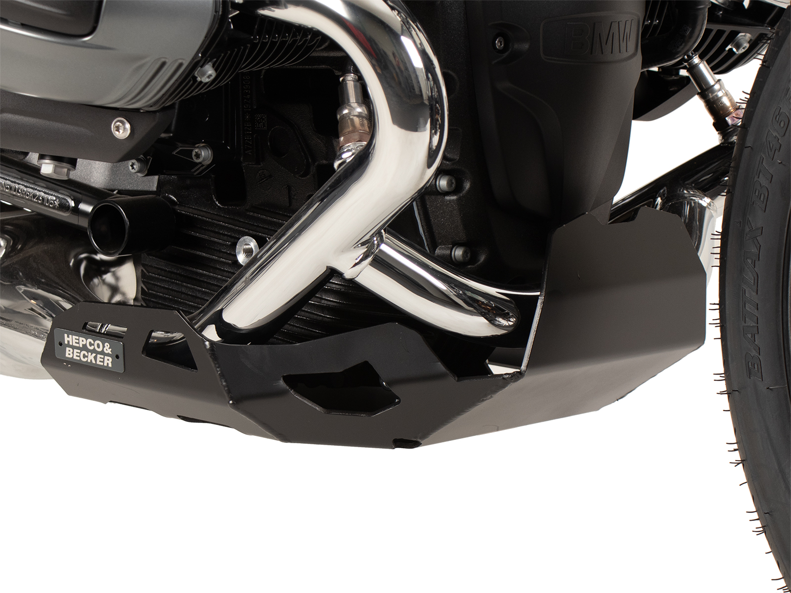 Motorschutzplatte schwarz für BMW R 12 (2024-)