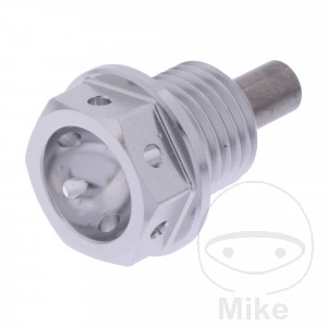 Ölablassschraube magnetisch JMP Bolt M14X1.5 mm 12 mm Alu Racing silber