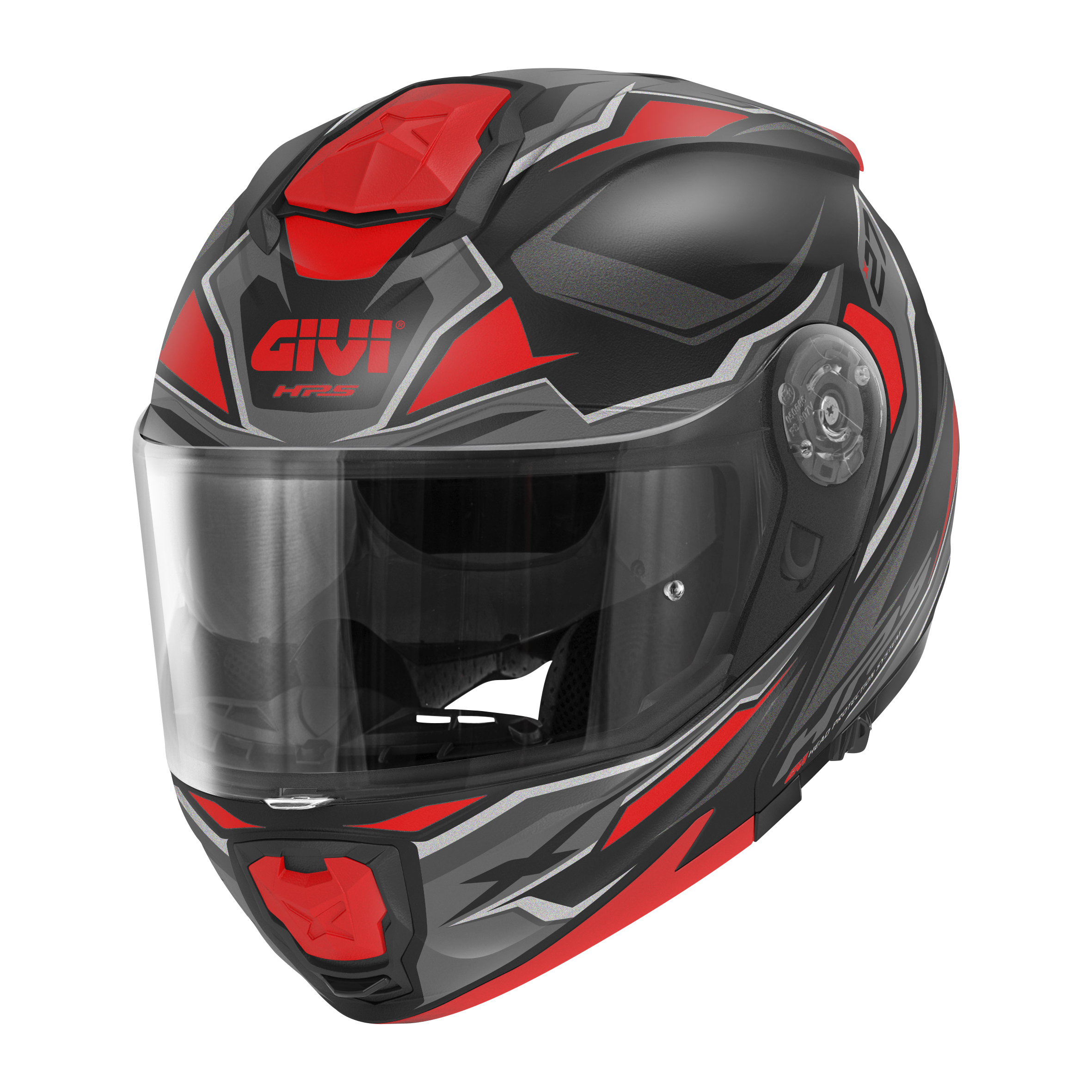 HPS X.27 GRAPHIC SECTOR - Gr. 61/XL - matt-schwarz / titanium / rot