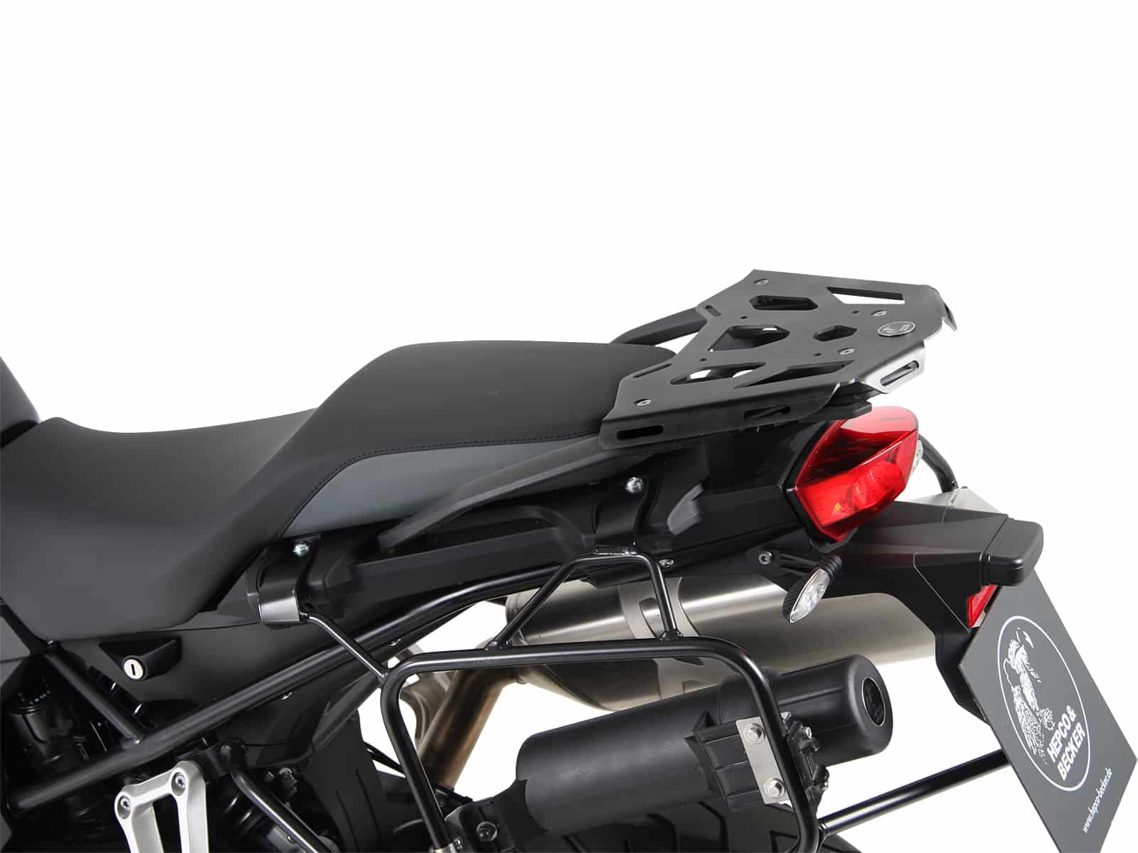 Minirack Softgepäck-Heckträger schwarz für original Kunststoffbrücke für BMW F 800 GS (2024-)