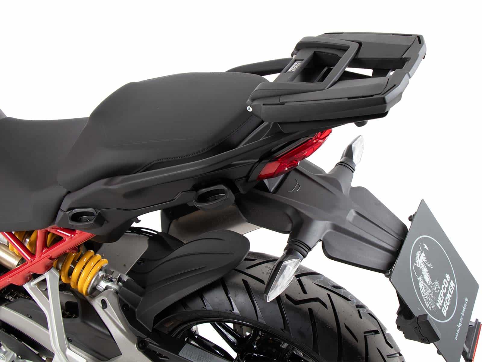 Easyrack Topcaseträger für Originalbrücke schwarz für Ducati Multistrada V4 / S / Pikes Peak / Rally (2025-)