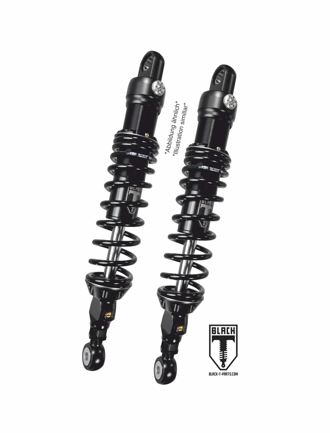 BLACK-T Stereo Federbein Set Stage2 für Indian Scout / Scout Sixty 2015-2021
