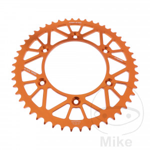 Alu-Kettenrad 50Z Teilung 520 orange JT Innendurchmesser 125 Lochkreis 150