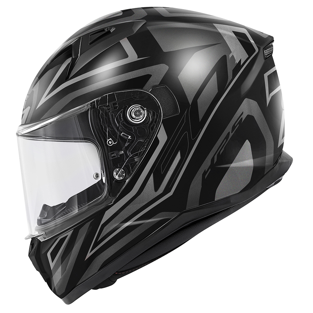 HPS 50.7 PROTON Integral-Helm matt-titanium/schwarz - Gr. 54/XS