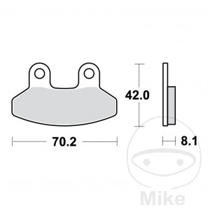 Bremsklotz Standard TRW Alternative: 7321938
