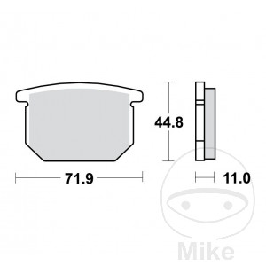 Bremsklotz Standard TRW Alternative: 7326549