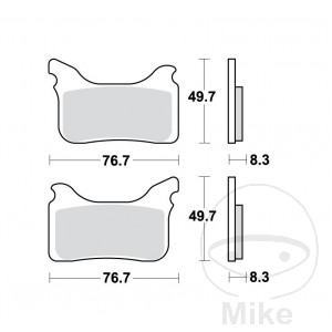Bremsklotz Sinter RSI TRW Alternative: 7320724