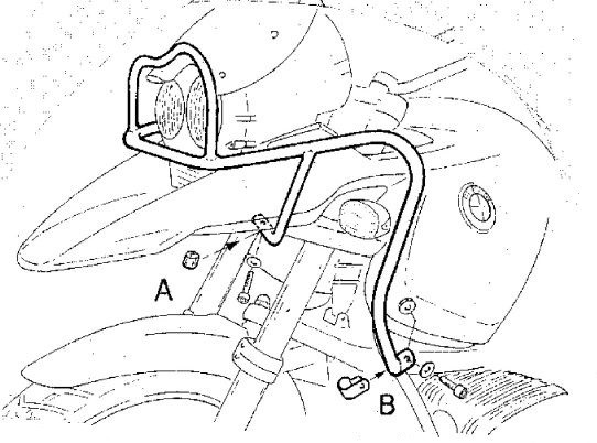 502909_00_01 Tankschutzbügel für Kombination mit Motorschutzbügel 502908 schwarz für BMW R 1150 GS (2000-2004)