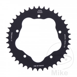 Alu-Kettenrad 40 Zähne Teilung 525 schwarz für Kettenradträger 7585011