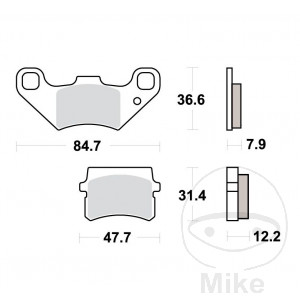Bremsklotz Standard TRW Alternative: 7322381