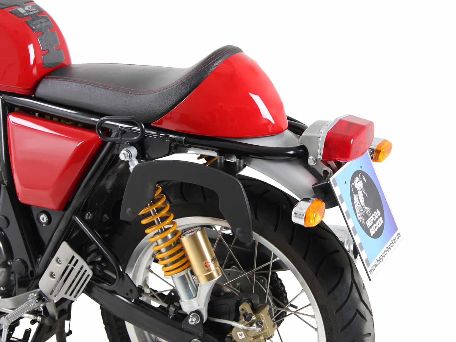 C-Bow Seitenträger schwarz für Royal Enfield Continetal GT 535 (2013-2018) C-Bow Seitenträger schwarz für Royal Enfield Continetal GT 535 (2013-2018)