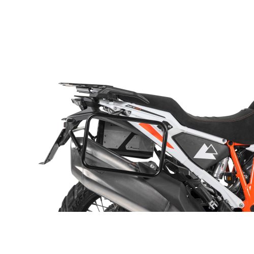 Motorrad Kofferträger Edelstahl schwarz für KTM 1290 Super Adventure S/R ab 2021, KTM 1390 Super Adventure
