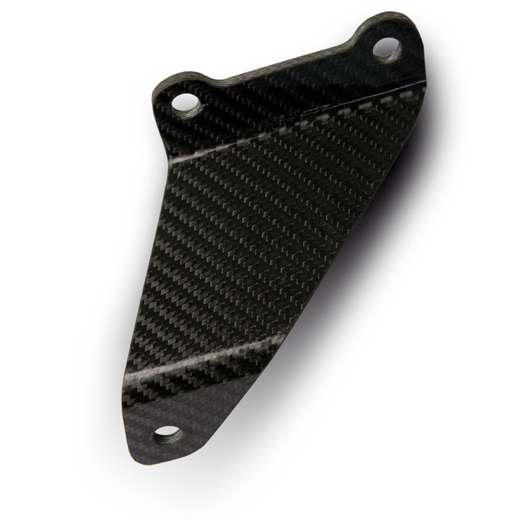 Akrapovic Auspuffhalter Carbon, rechte Seite
