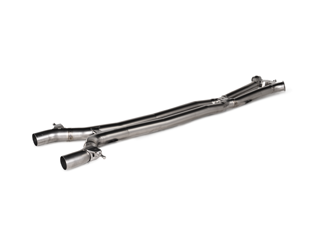 Akrapovic Link Pipe Set aus Titan PORSCHE Panamera /4/4E-Hybrid/4SE-Hybrid/GTS/TurboE-Hybrid/TurboSE