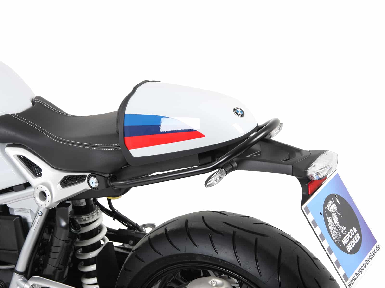 Soziushaltegriff schwarz für BMW R nineT Racer (2017-2023)
