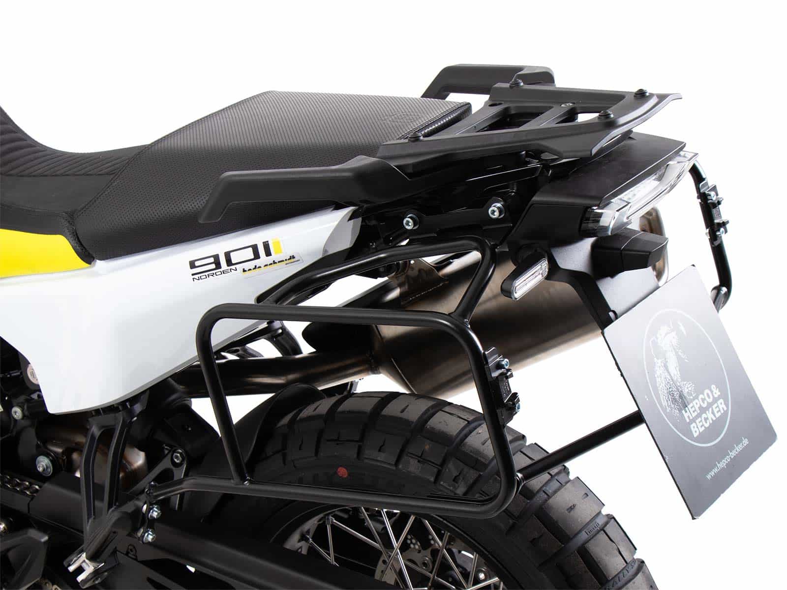 Seitenkofferträger festverschraubt schwarz für Husqvarna Norden 901 / Expedition (2022-)