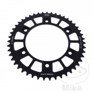 Alu-Kettenrad 47Z Teilung 520 schwarz JT Innendurchmesser 134 Lochkreis 160