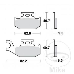 Bremsklotz Sinter SI TRW Alternative: 7325681