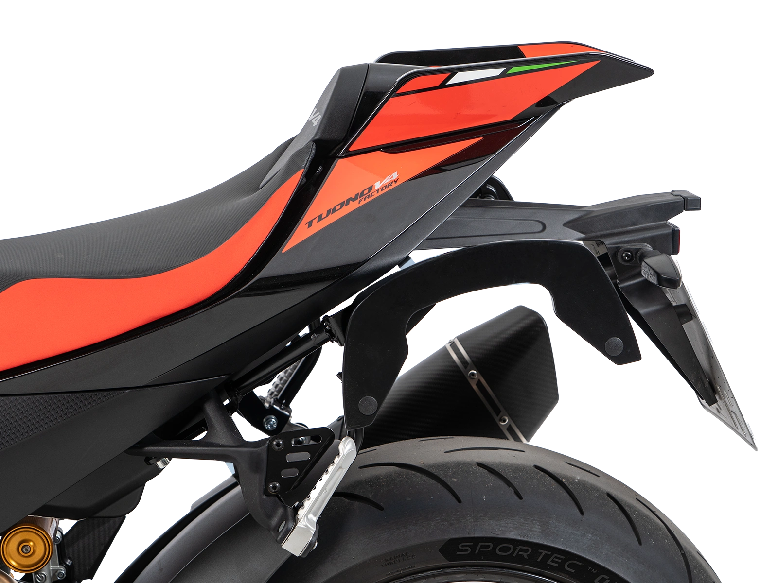 C-Bow Seitenträger schwarz für Aprilia Tuono V4 Factory 1100 (2025-)