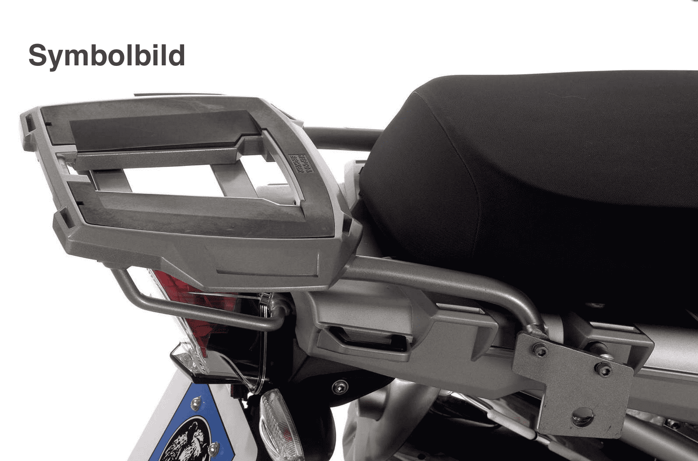 Easyrack Topcaseträger für Kombination ohne Original-Gepäckbrücke schwarz für BMW R 1200 GS (2008-2012)