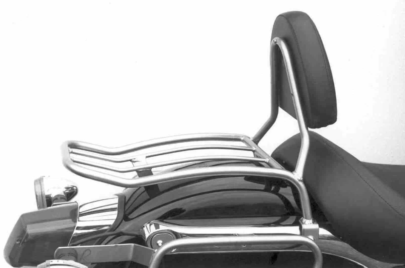 Solorack mit Rückenlehne chrom für Honda VT 125 C2 Shadow (1999-2000)